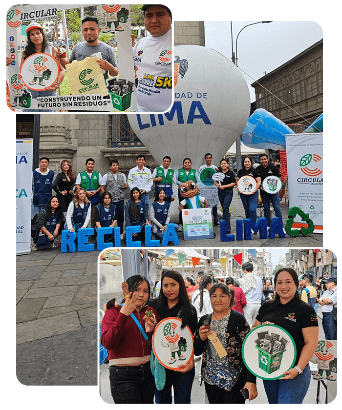 Circular Solutions team at circular economy awareness activities